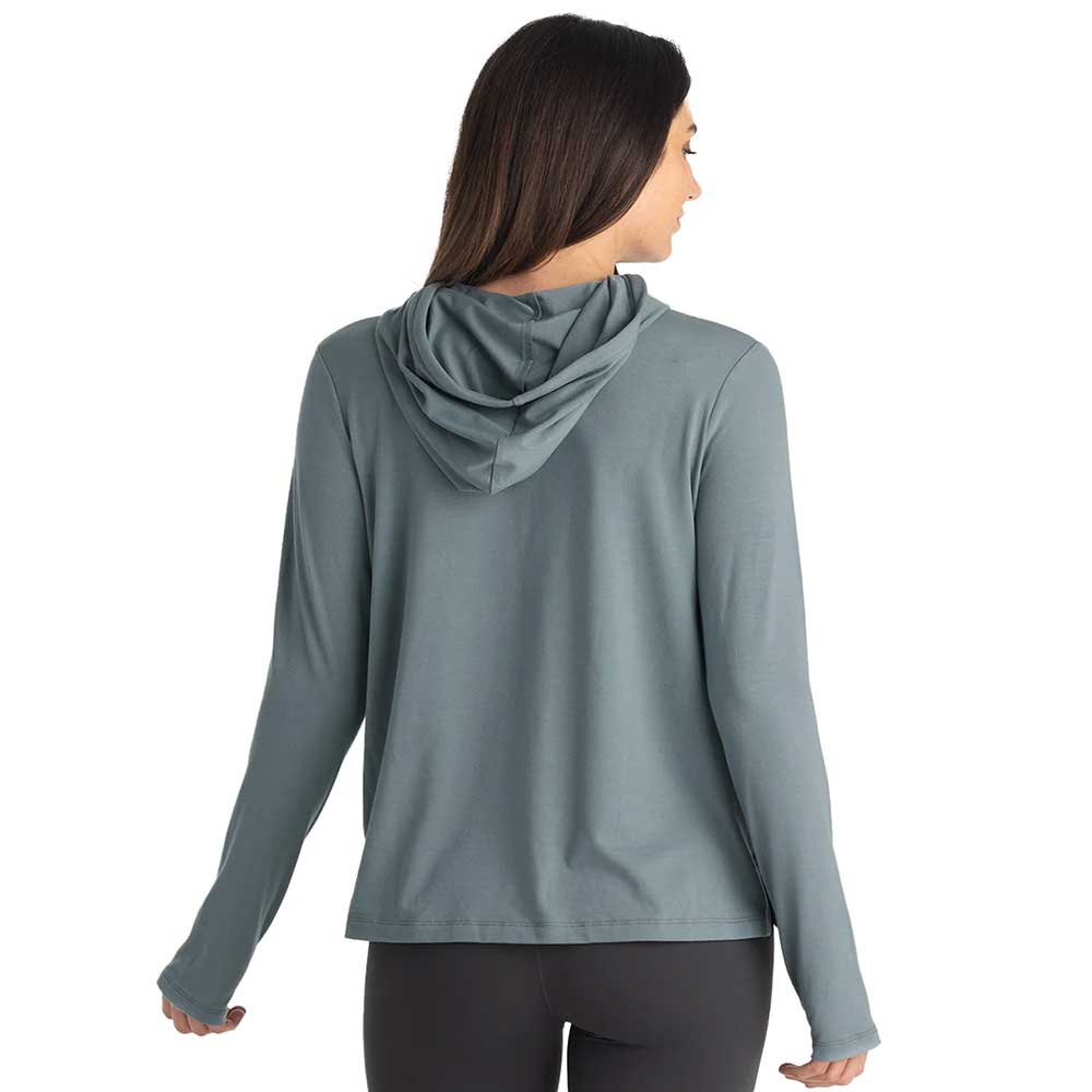 Women's Bamboo Flex Hoodie - Stormy Sea