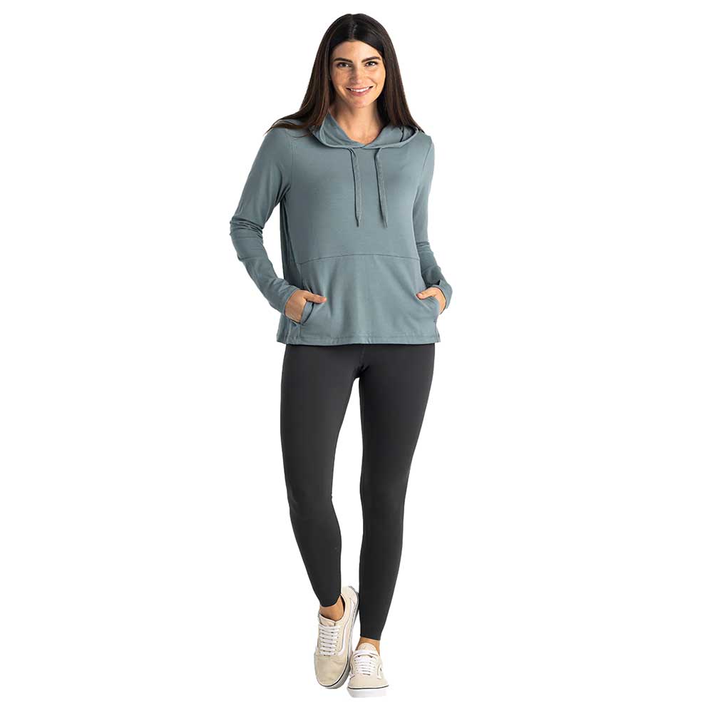 Women's Bamboo Flex Hoodie - Stormy Sea