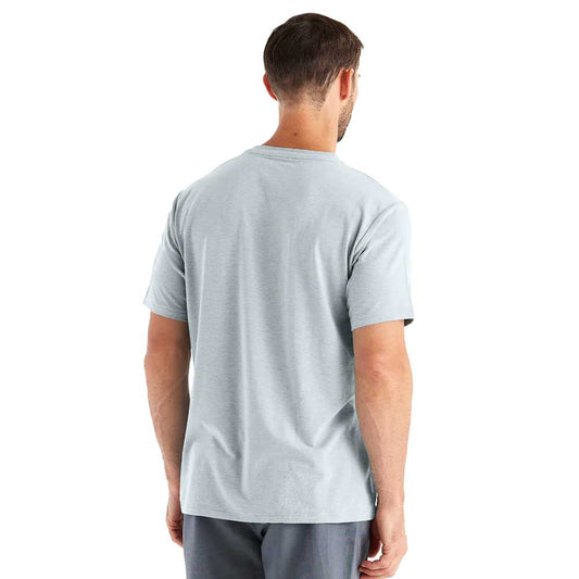 Men's Bamboo Flex Pocket Tee - Heather Aspen Grey