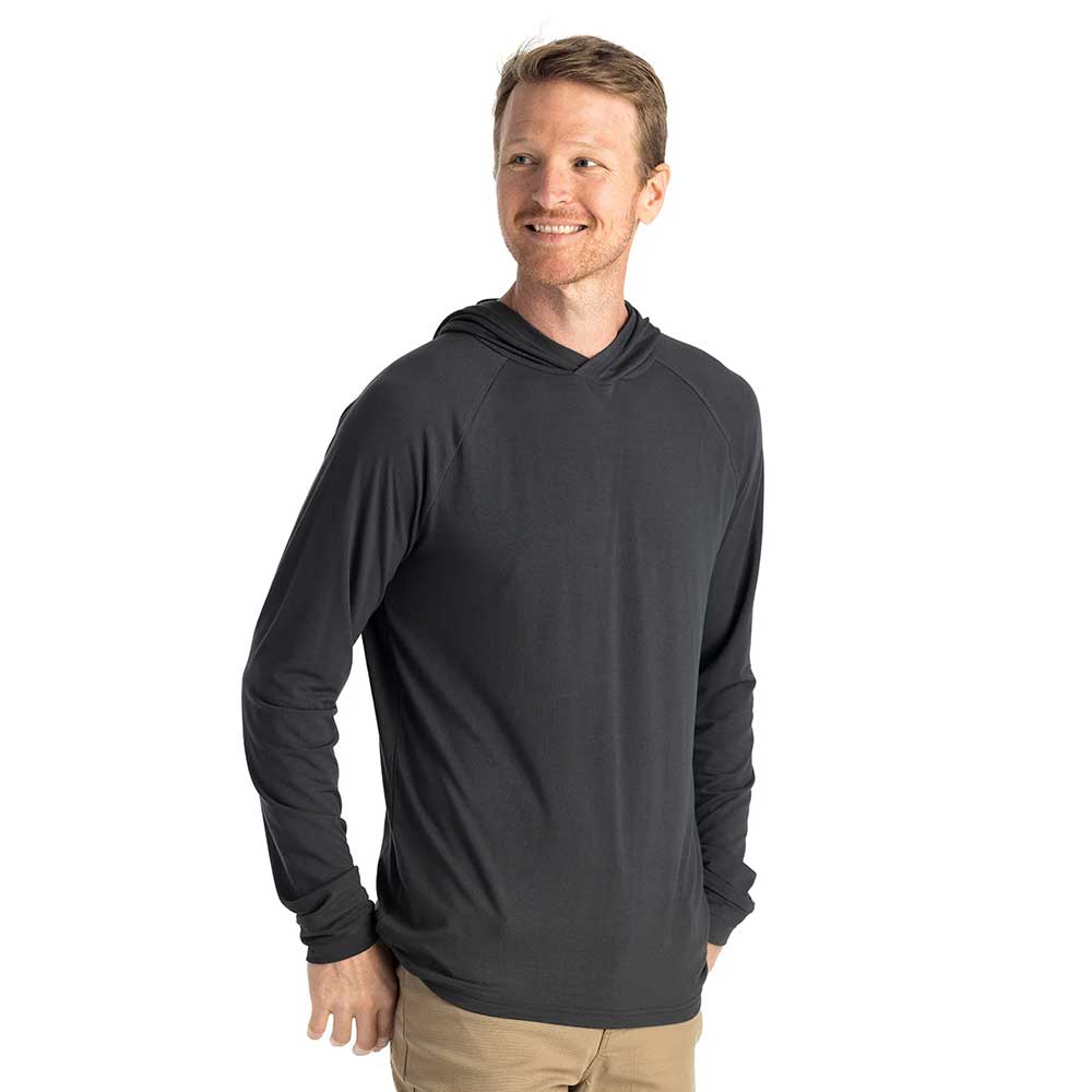 Men's Bamboo Flex Hoodie - Black Sand