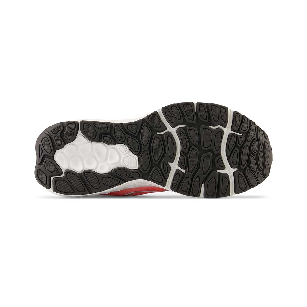 Youth Fresh Foam X 880v12 Big Kids Running Shoe - Grapefruit/Metallic Silver - Regular (M)