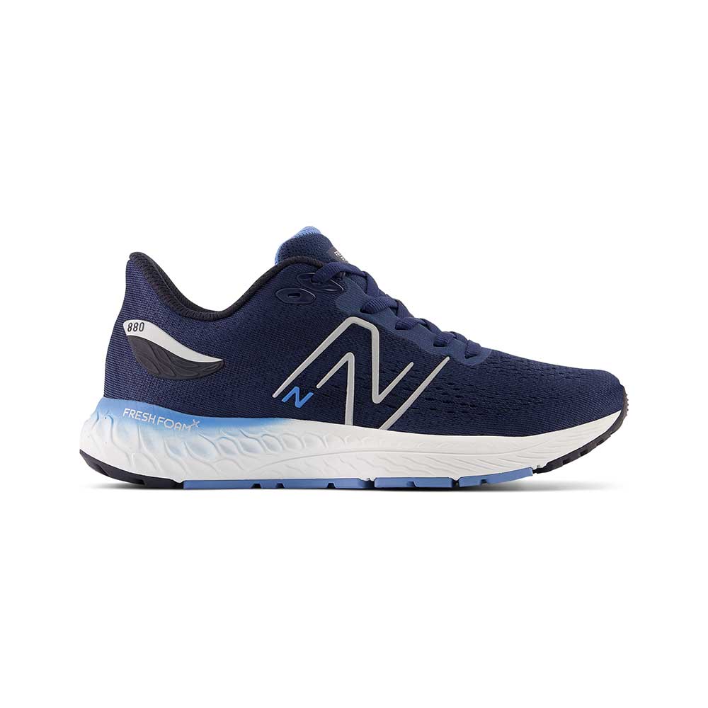 Youth Fresh Foam X 880v12 Running Shoe - NB Navy/Heritage Blue - Regular (M)