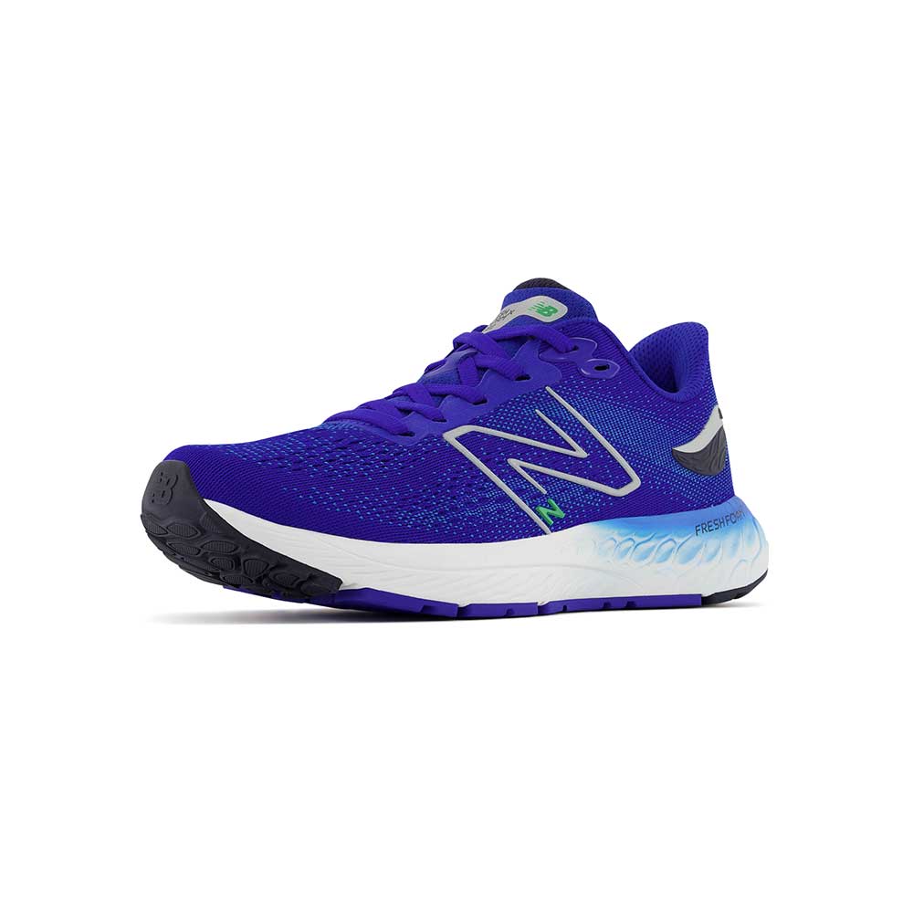 Youth Fresh Foam X 880v12 Big Kids Running Shoe- Infinity Blue/Vibrant Spring - Regular (M)