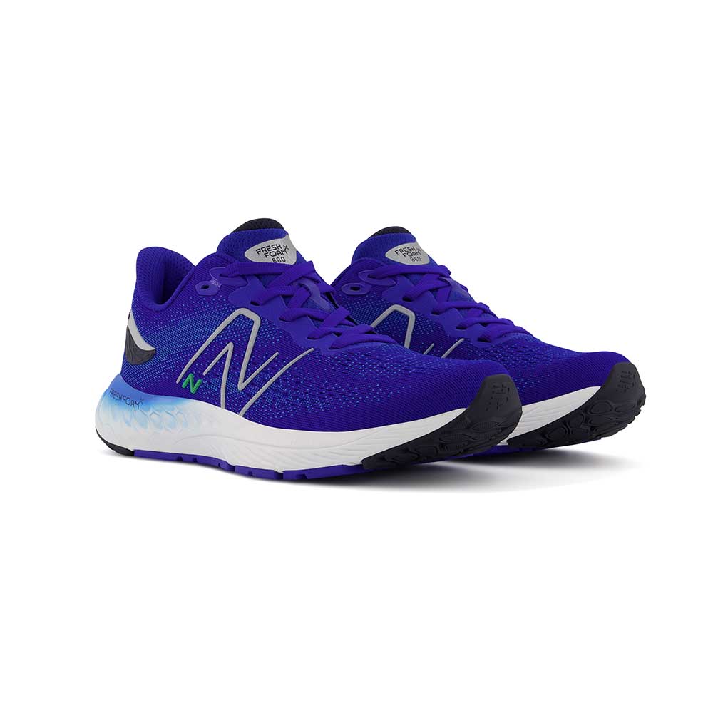 Youth Fresh Foam X 880v12 Big Kids Running Shoe- Infinity Blue/Vibrant Spring - Regular (M)