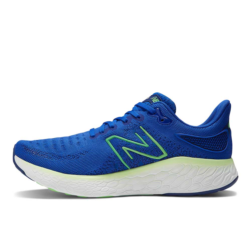 Men's Fresh Foam X 1080v12 Running Shoe- Infinity Blue/Green Apple - Regular (D)