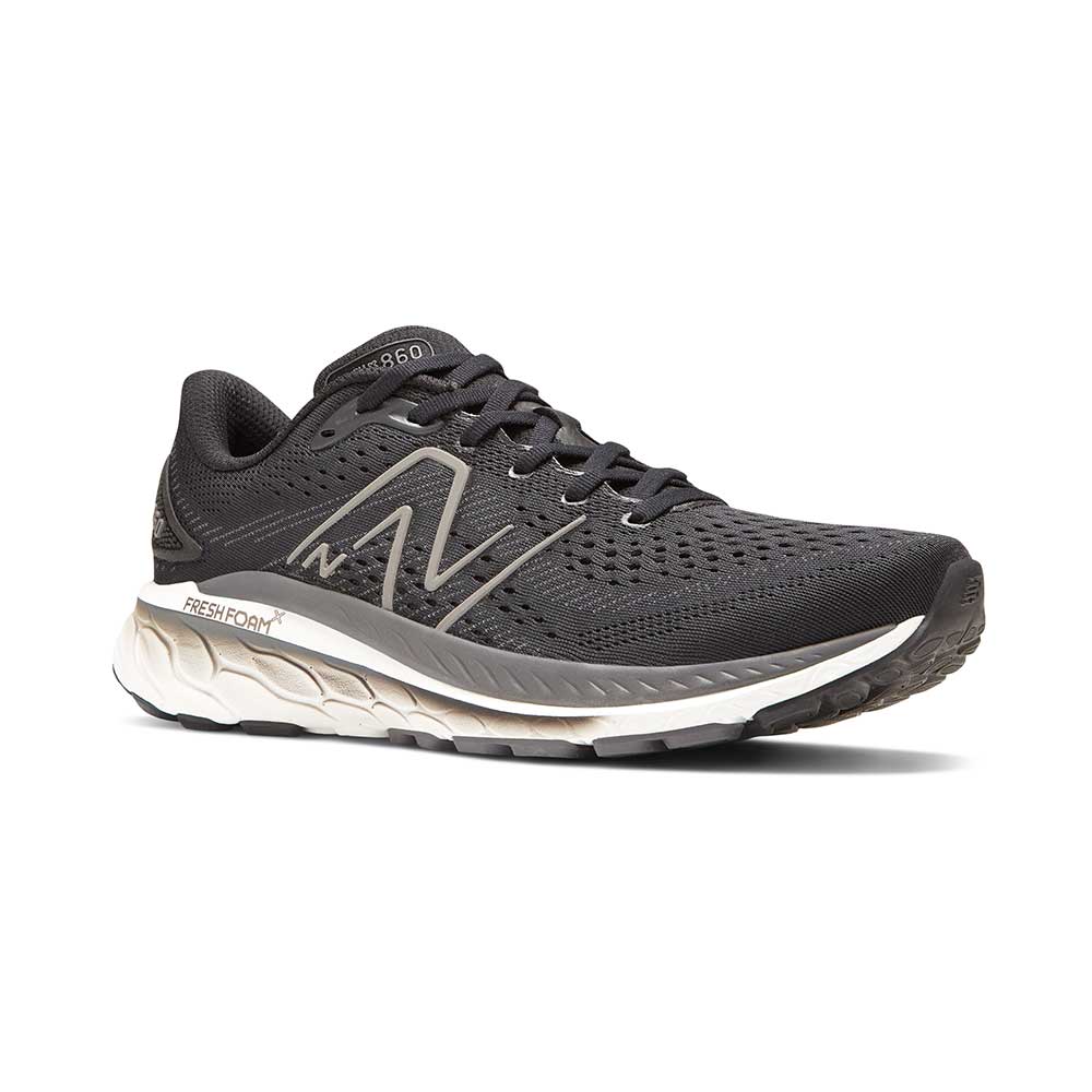 Men's Fresh Foam X 860 v13 Running Shoe - Black/White - Regular (D)