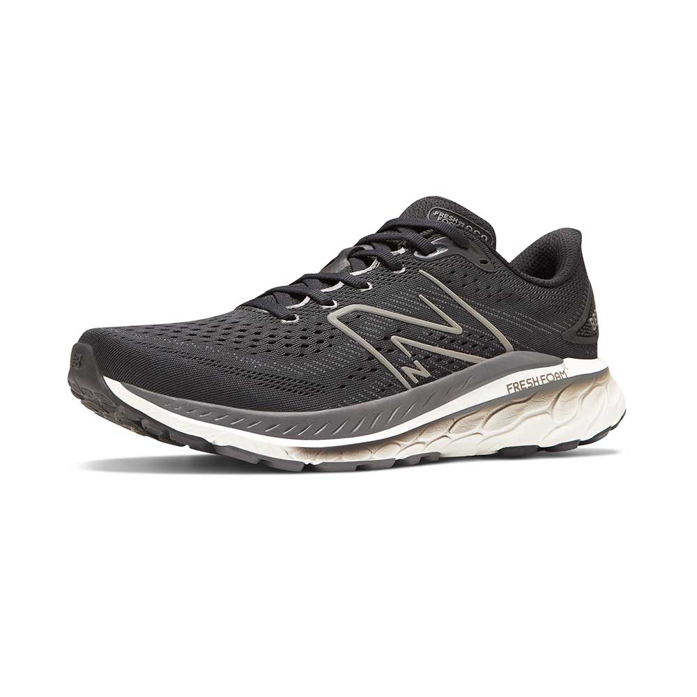 Men's Fresh Foam X 860 v13 Running Shoe - Black/White - Regular (D)