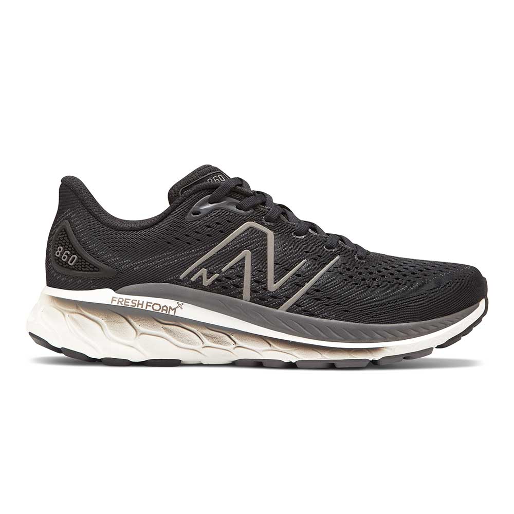 Men's Fresh Foam X 860 v13 Running Shoe - Black/White - Regular (D)