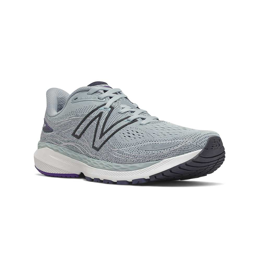 Men's Fresh Foam 860v12 Running Shoe - Light Aluminum/Deep Violet - Regular (D)
