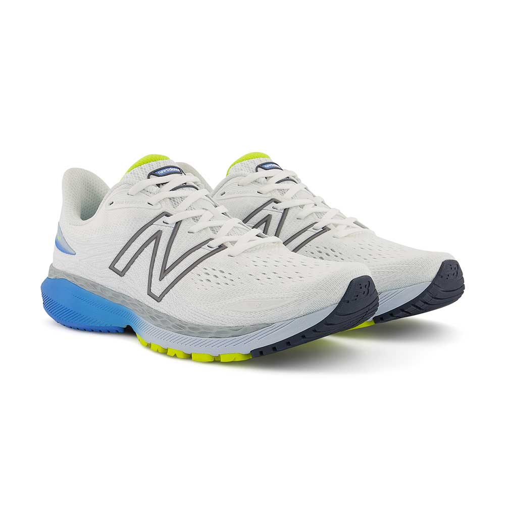 Men's Fresh Foam 860v12 Running Shoe - White/Helium - Regular (D)