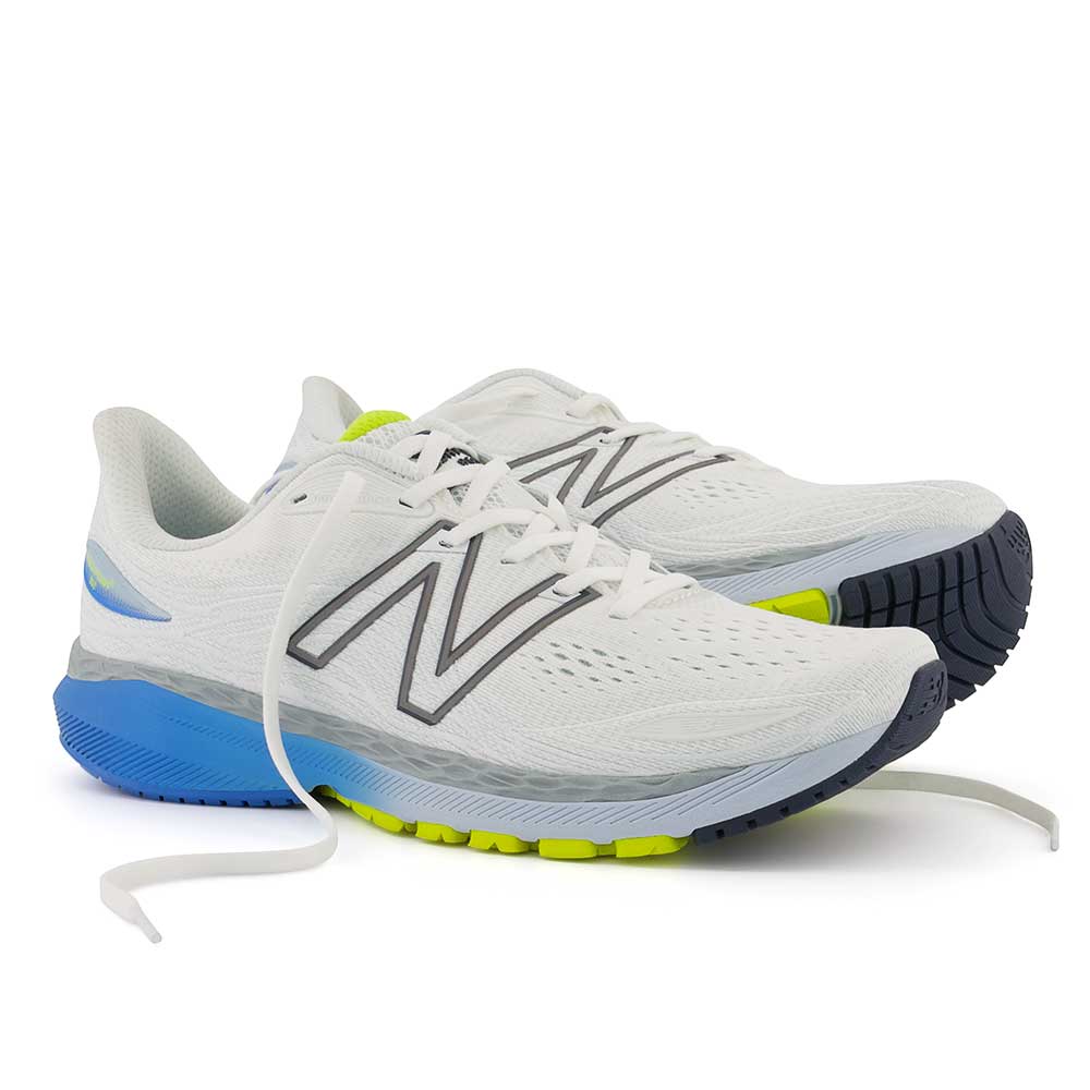 Men's Fresh Foam 860v12 Running Shoe - White/Helium - Regular (D)