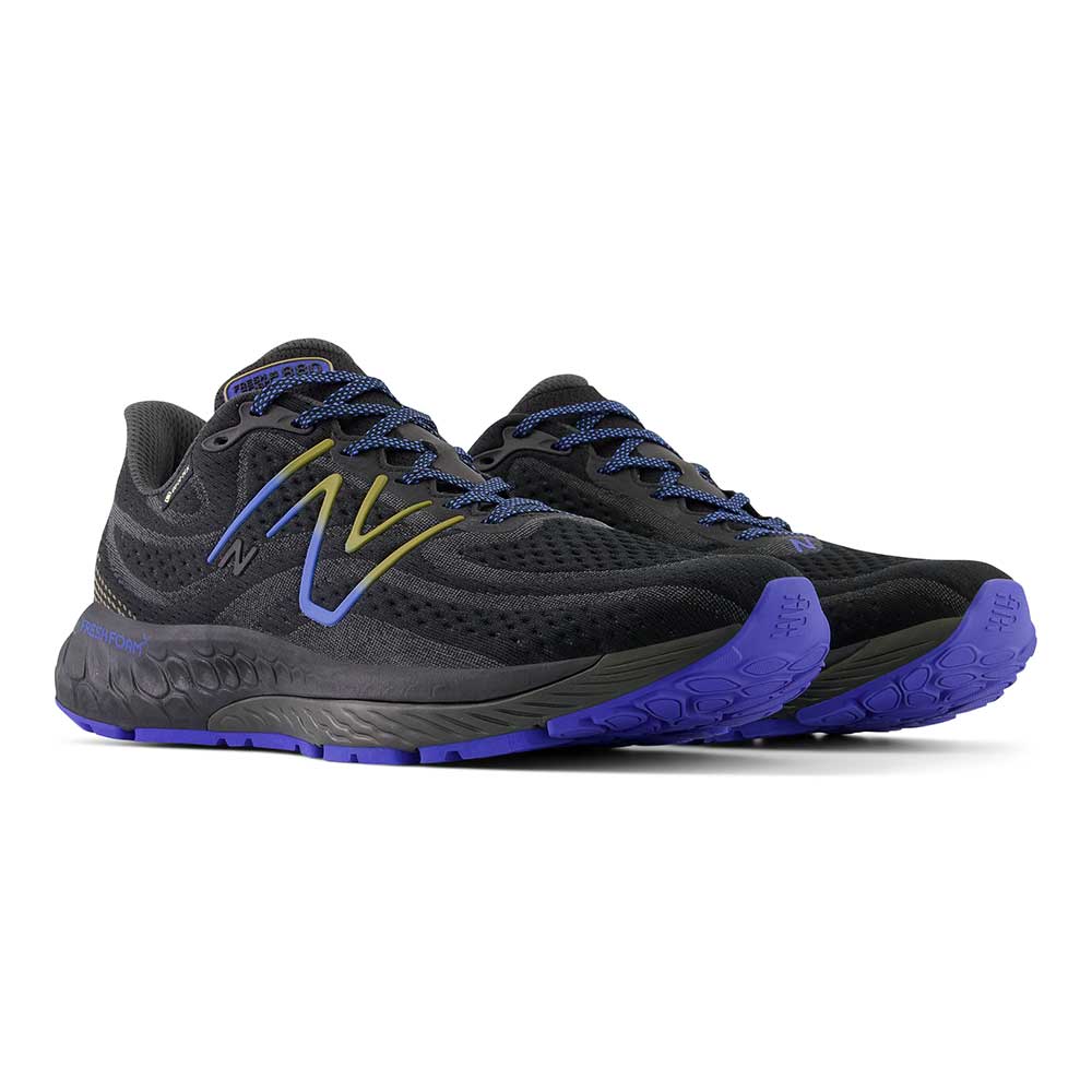 Men's Fresh Foam X 880 V13 Gore-Tex® Running Shoe - Black/Marine Blue- Wide (2E)