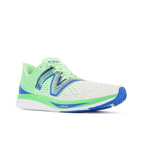 Men's FuelCell SuperComp Pacer Running Shoe- White/Vibrant Spring - Regular (D)