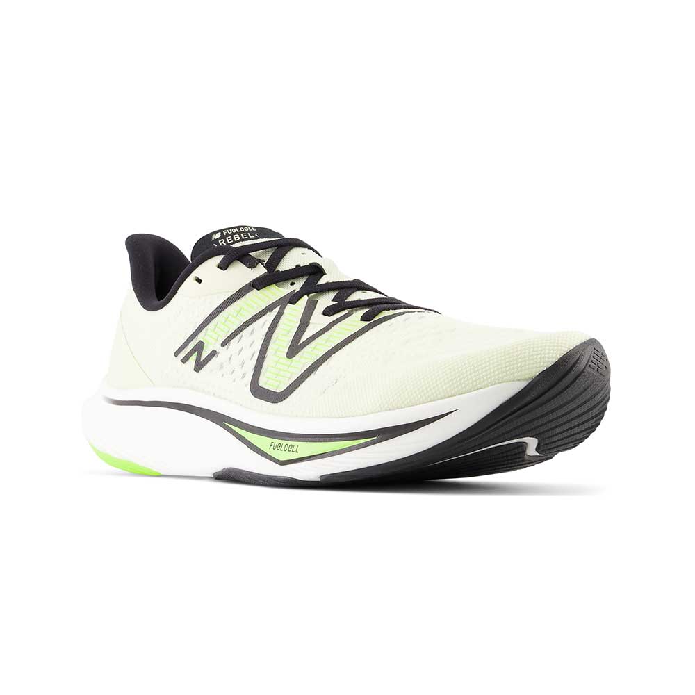 Men's FuelCell Rebel v3 Running Shoe - Pistachio Butter/Thirty Watt - Regular (D)