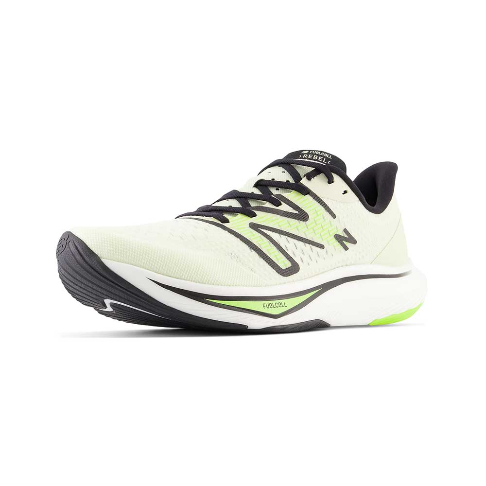 Men's FuelCell Rebel v3 Running Shoe - Pistachio Butter/Thirty Watt - Regular (D)