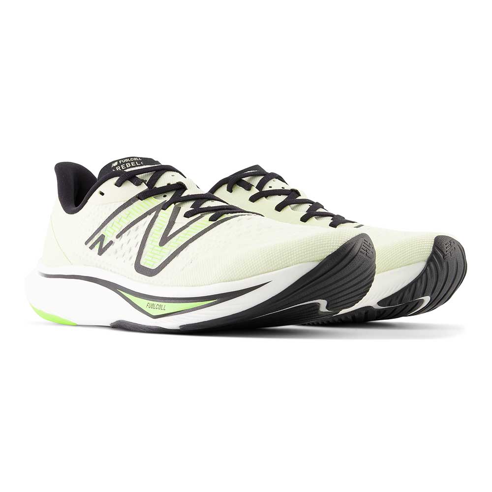 Men's FuelCell Rebel v3 Running Shoe - Pistachio Butter/Thirty Watt - Regular (D)