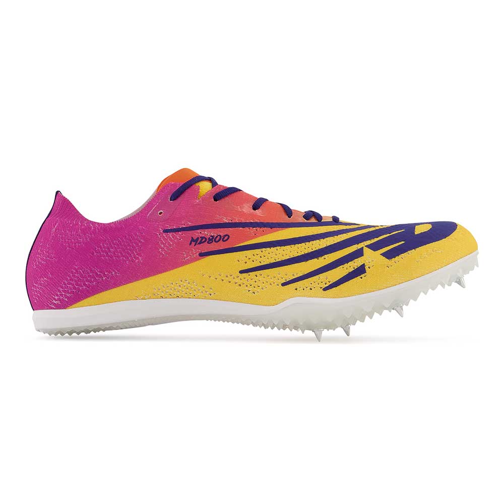 Men's MD800v8 Track Spike - Vibrant Apricot/Magenta Pop - Regular (D)