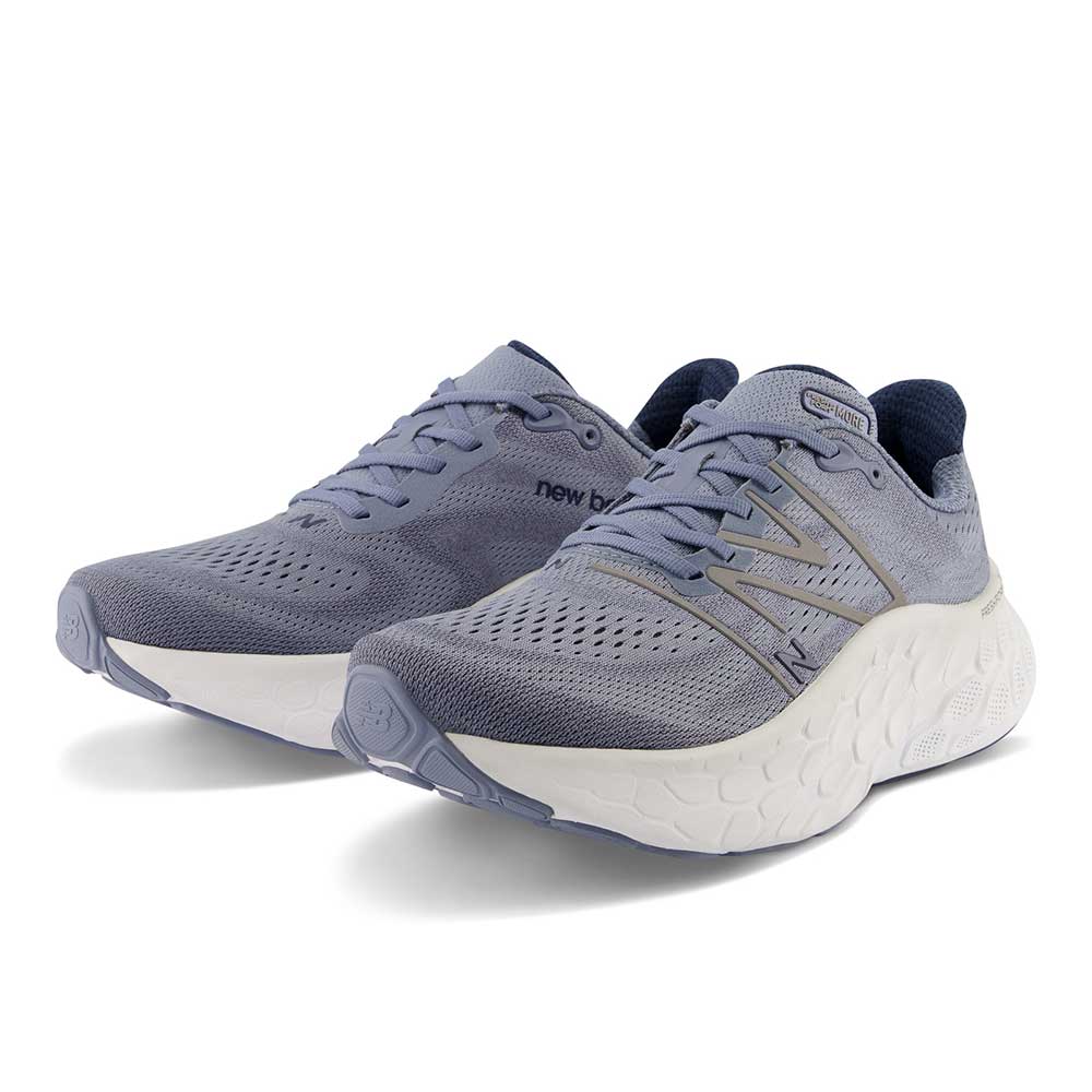 Men's Fresh Foam X More v4 Running Shoe - Arctic Grey/Natural Indigo - Regular (D)