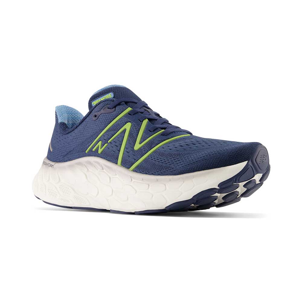 Men's Fresh Foam X More v4 Running Shoe - NB Navy/Cosmic Pineapple - Regular (D)