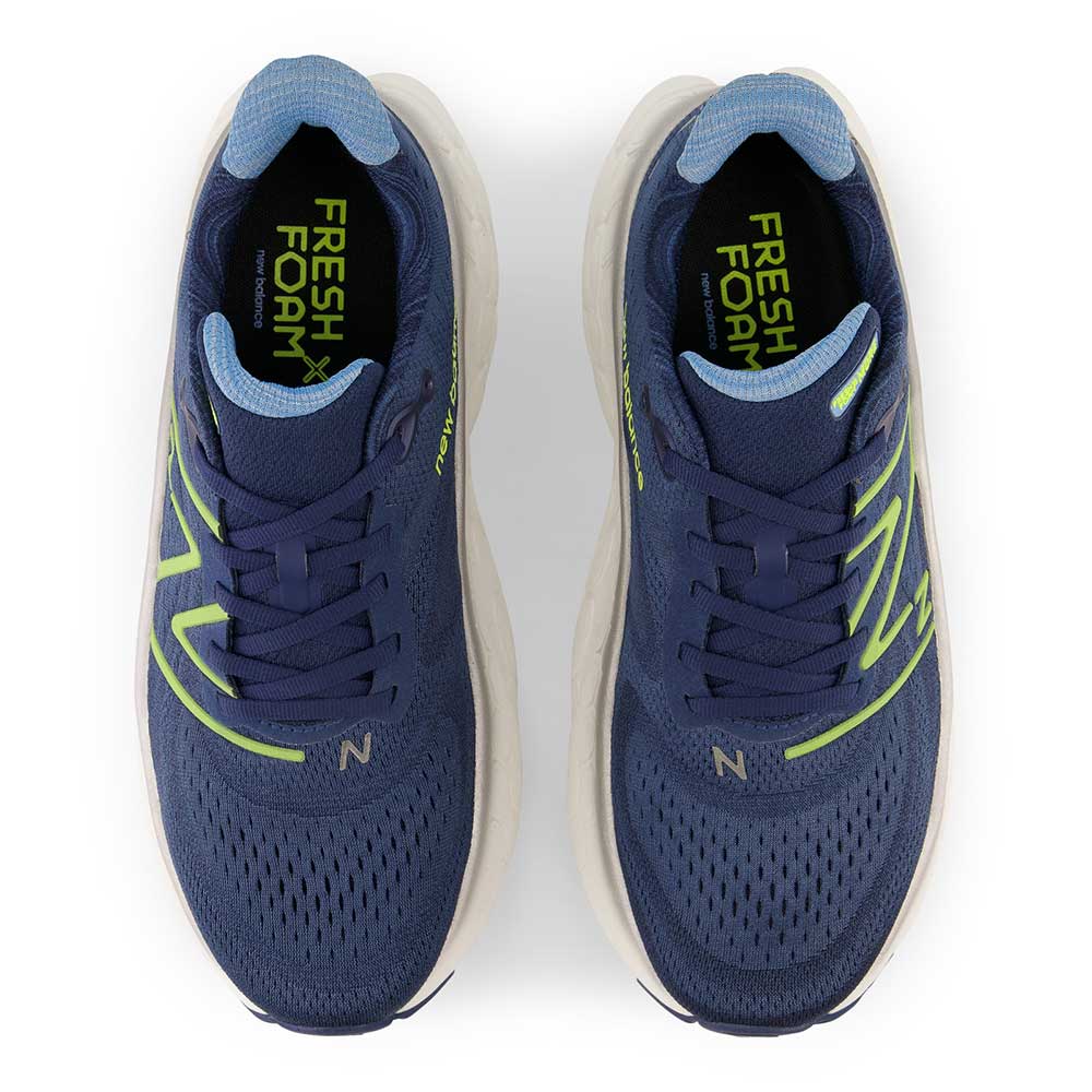 Men's Fresh Foam X More v4 Running Shoe - NB Navy/Cosmic Pineapple - Regular (D)