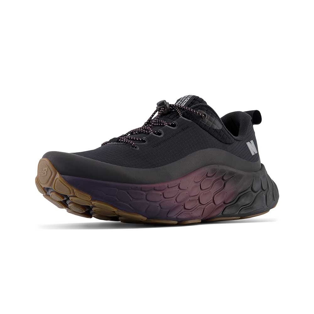 Men's Fresh Foam X More v4 Permafrost Running Shoe - Black/Nb Burgundy - Regular (D)