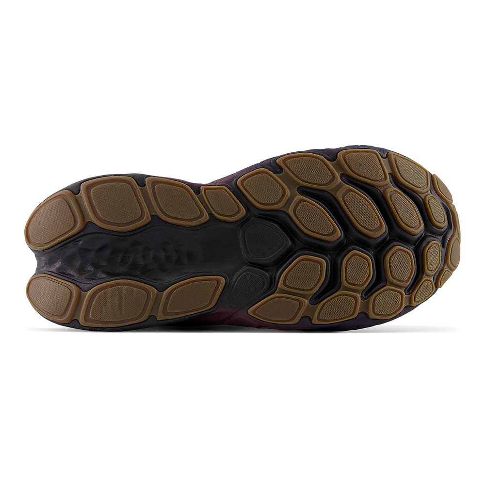 Men's Fresh Foam X More v4 Permafrost Running Shoe - Black/Nb Burgundy - Regular (D)