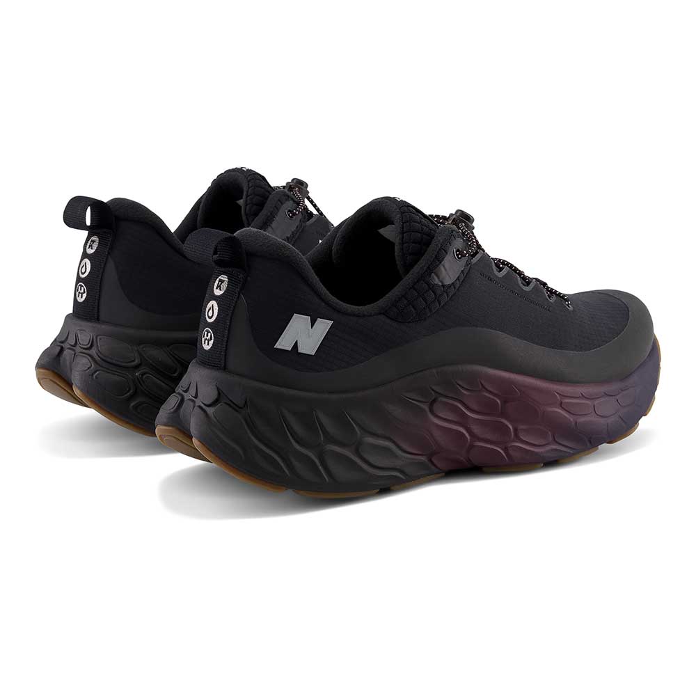 Men's Fresh Foam X More v4 Permafrost Running Shoe - Black/Nb Burgundy - Regular (D)