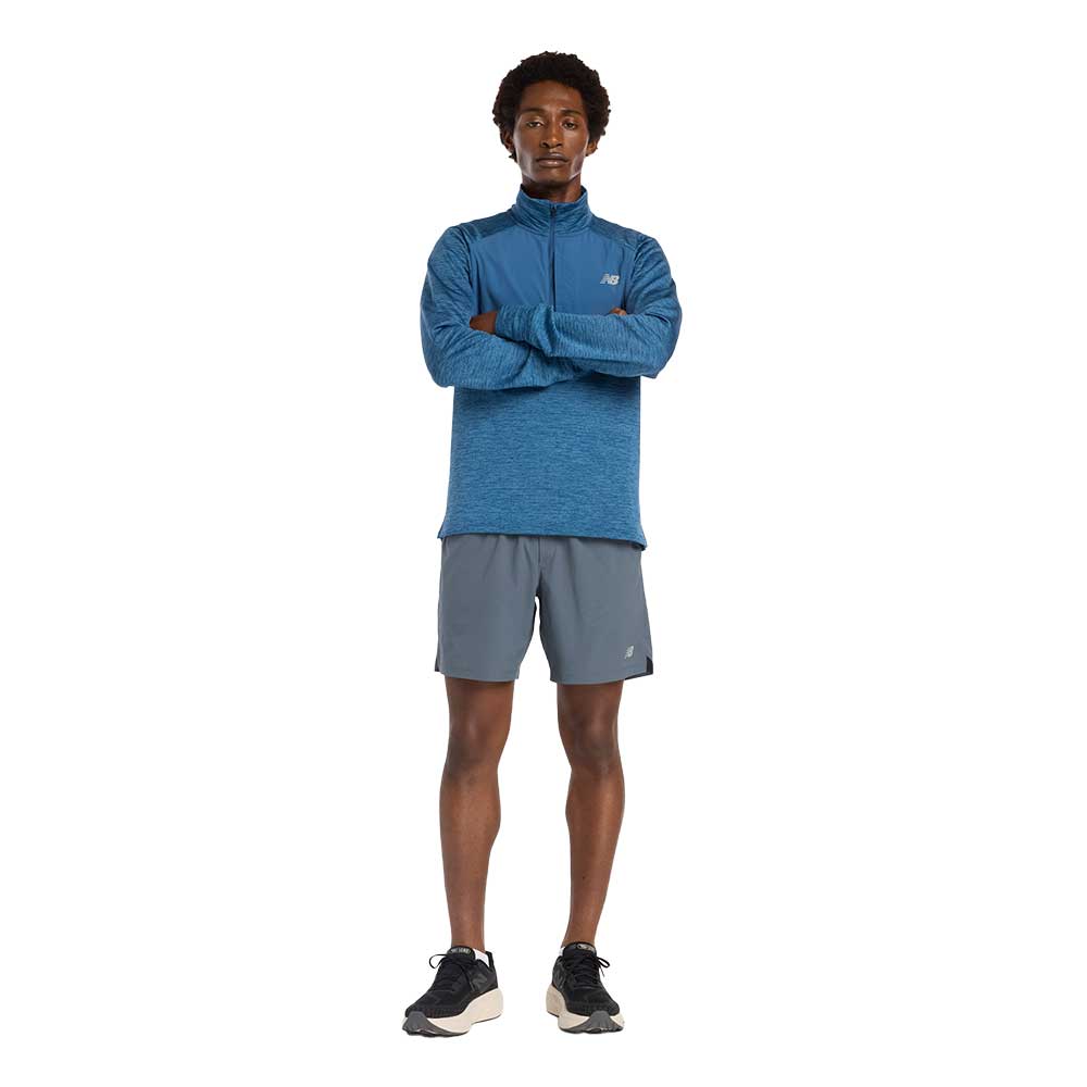Men's Heat Grid 1/2 Zip - Blue
