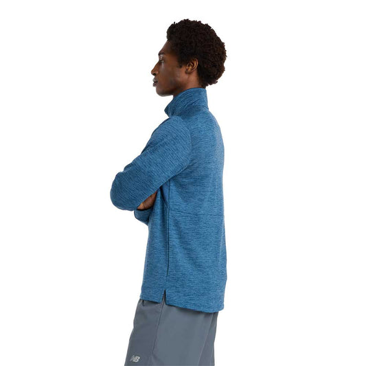Men's Heat Grid 1/2 Zip - Blue