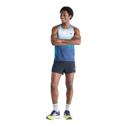 Men's Race Day Ultra Light Printed Singlet - Altitude