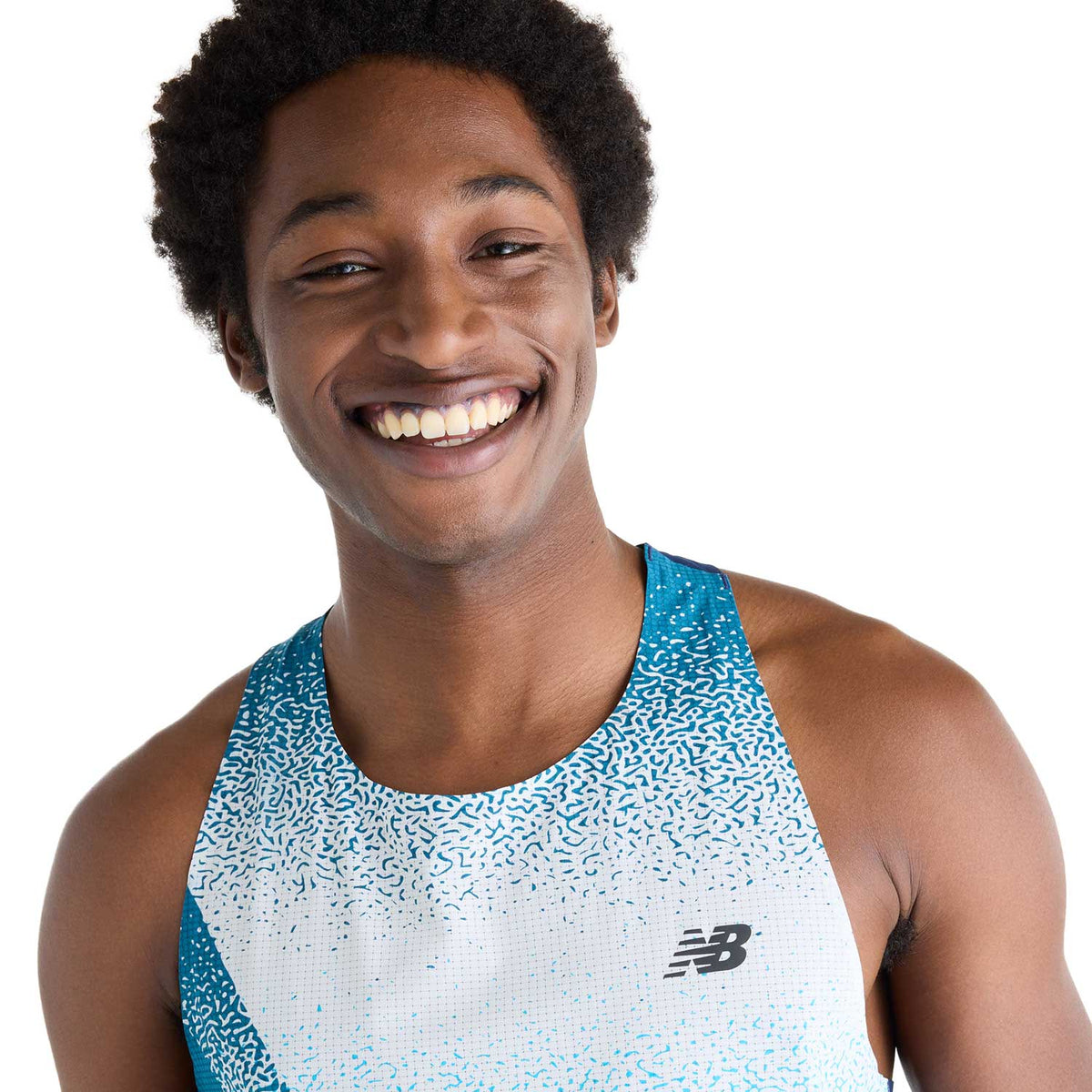 Men's Race Day Ultra Light Printed Singlet - Altitude