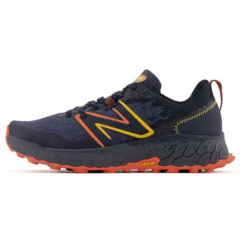 Men's Fresh Foam X Hierro v7 Trail Shoe - Thunder/Vibrant Orange - Regular (D)
