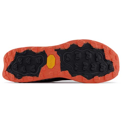 Men's Fresh Foam X Hierro v7 Trail Shoe - Thunder/Vibrant Orange - Regular (D)
