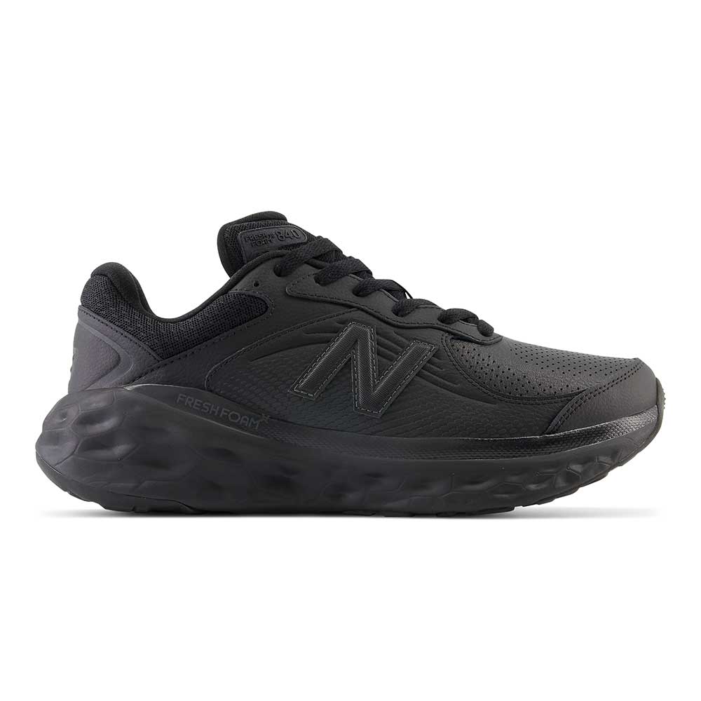 New Balance Men s Fresh Foam x 840F Slip Resistant Shoes Black Black Blacktop 9