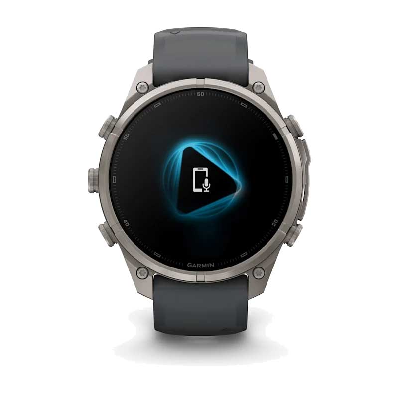 fenix 9 Pro, 51mm - Titanium with Graphite/Black Silicone Band