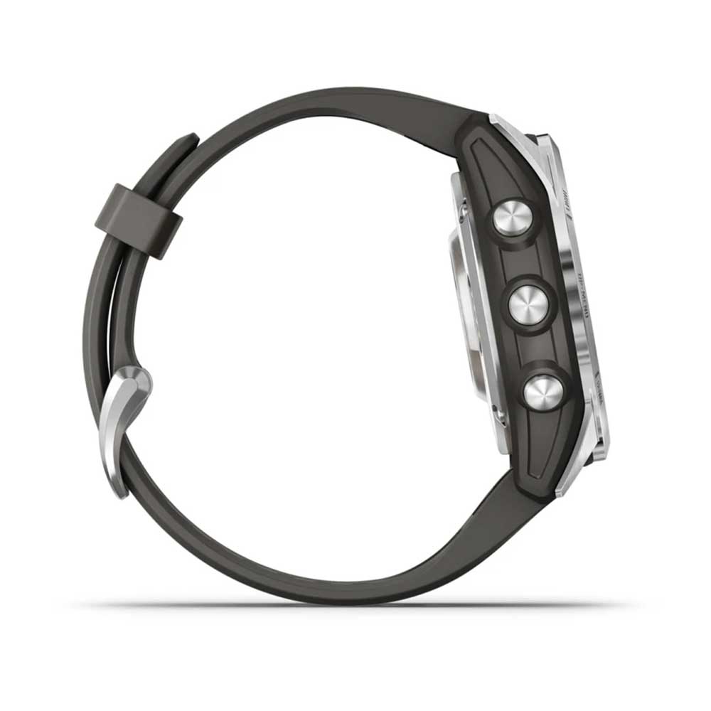 fenix 7S Pro Solar Glass - Silver with Graphite Band