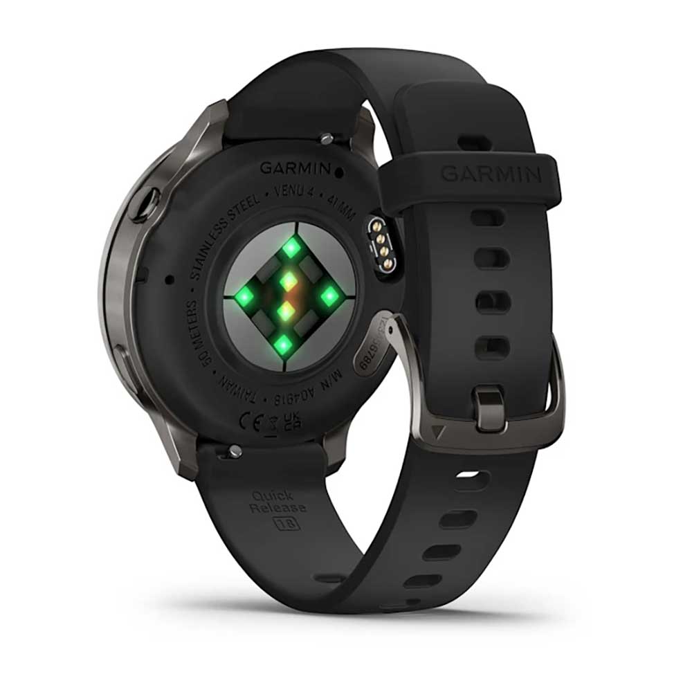 Venu 4 - 41 mm - Slate with Black Silicone Band
