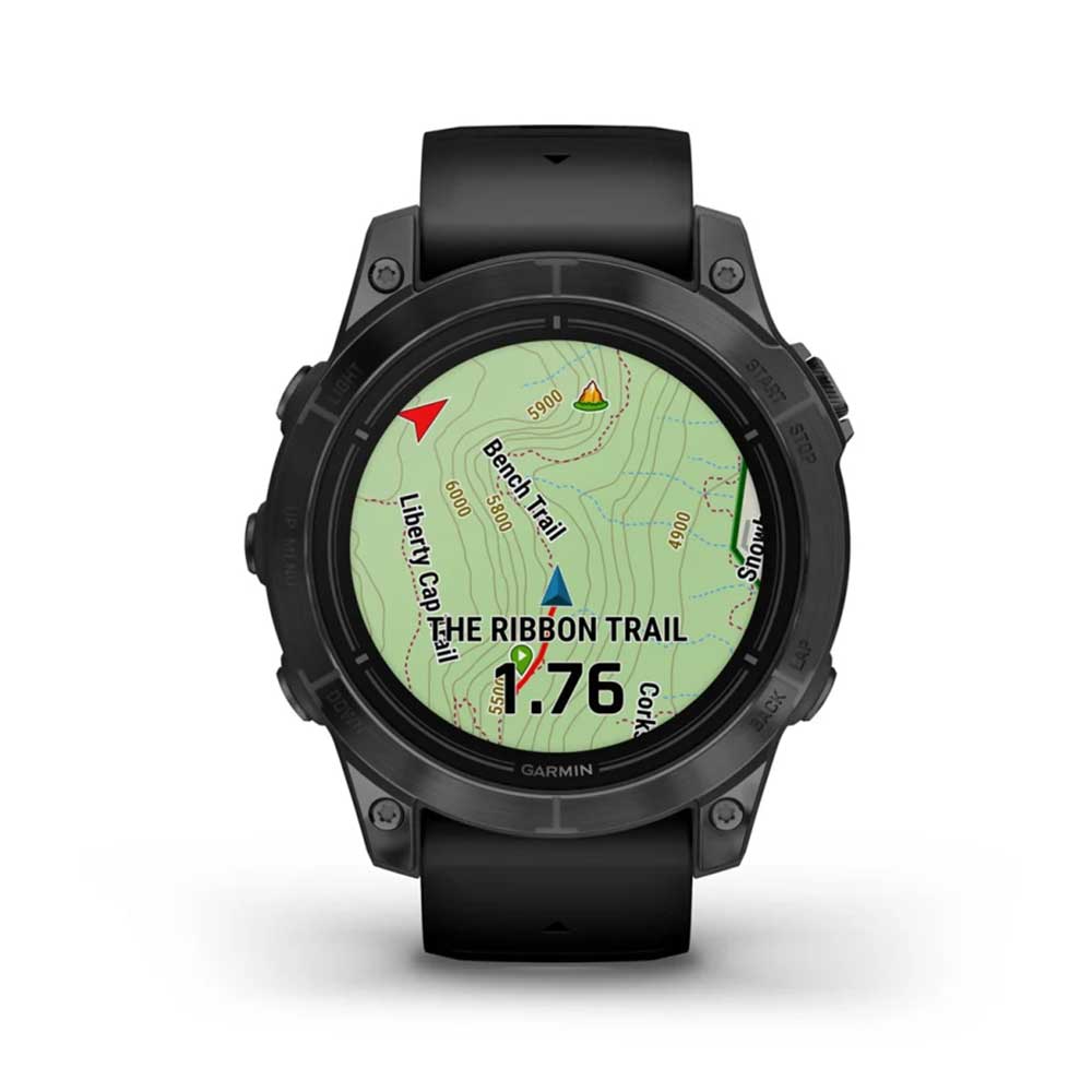 epix 2 Pro 47mm Standard Watch - Slate Gray Steel with Black Band