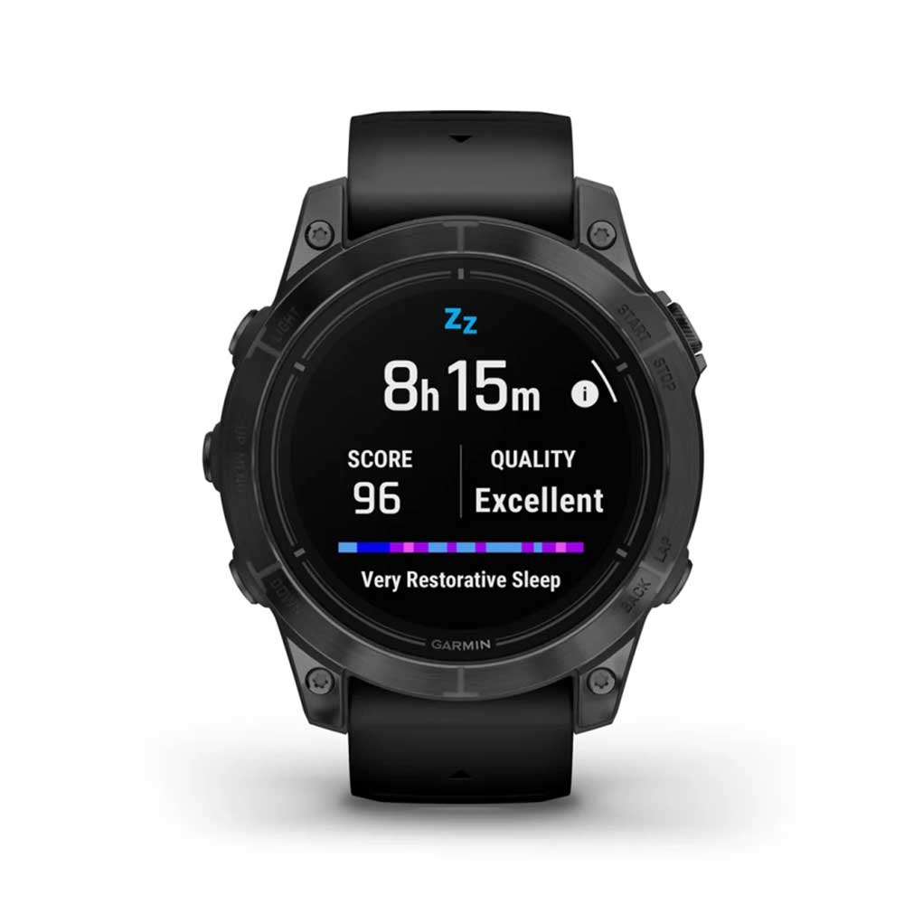 epix 2 Pro 47mm Standard Watch - Slate Gray Steel with Black Band