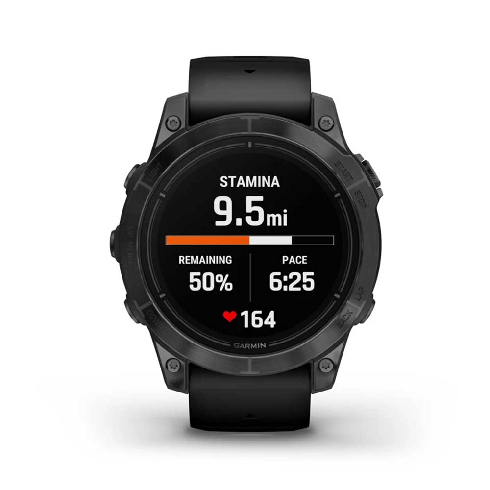 epix 2 Pro 47mm Standard Watch - Slate Gray Steel with Black Band