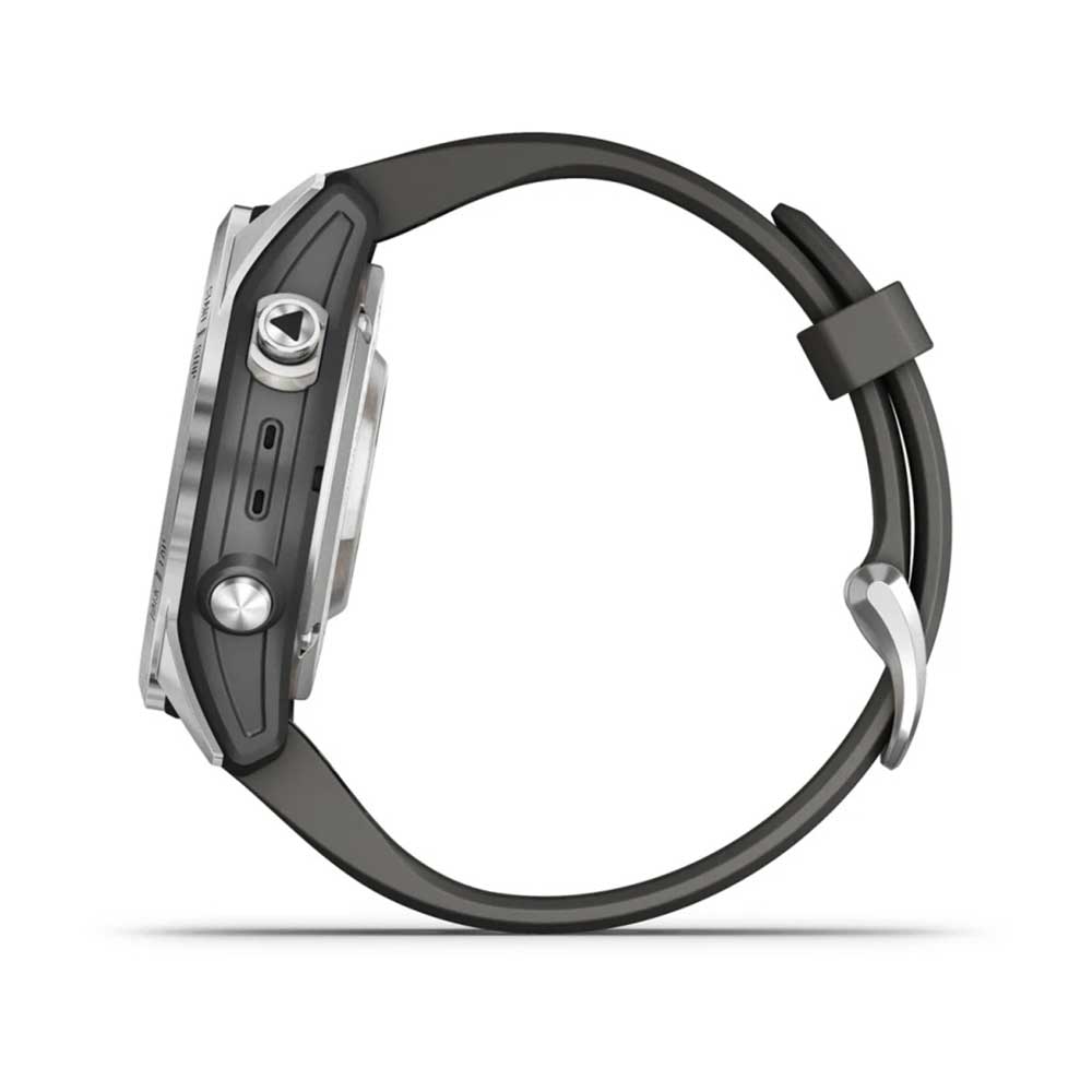 fenix 7S Pro Solar Glass - Silver with Graphite Band