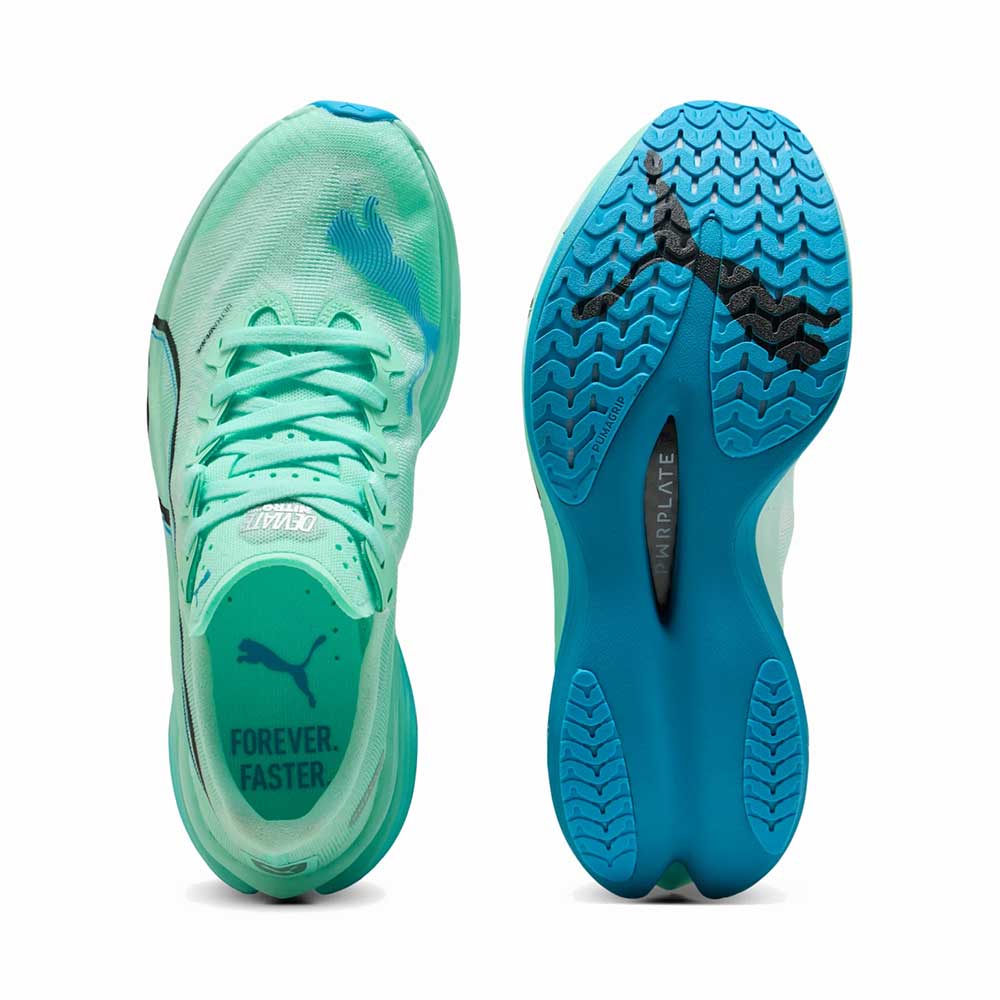 Women's Deviate Nitro Elite 3 Running Shoe - Mint Melt/Speed Blue - Regular (B)