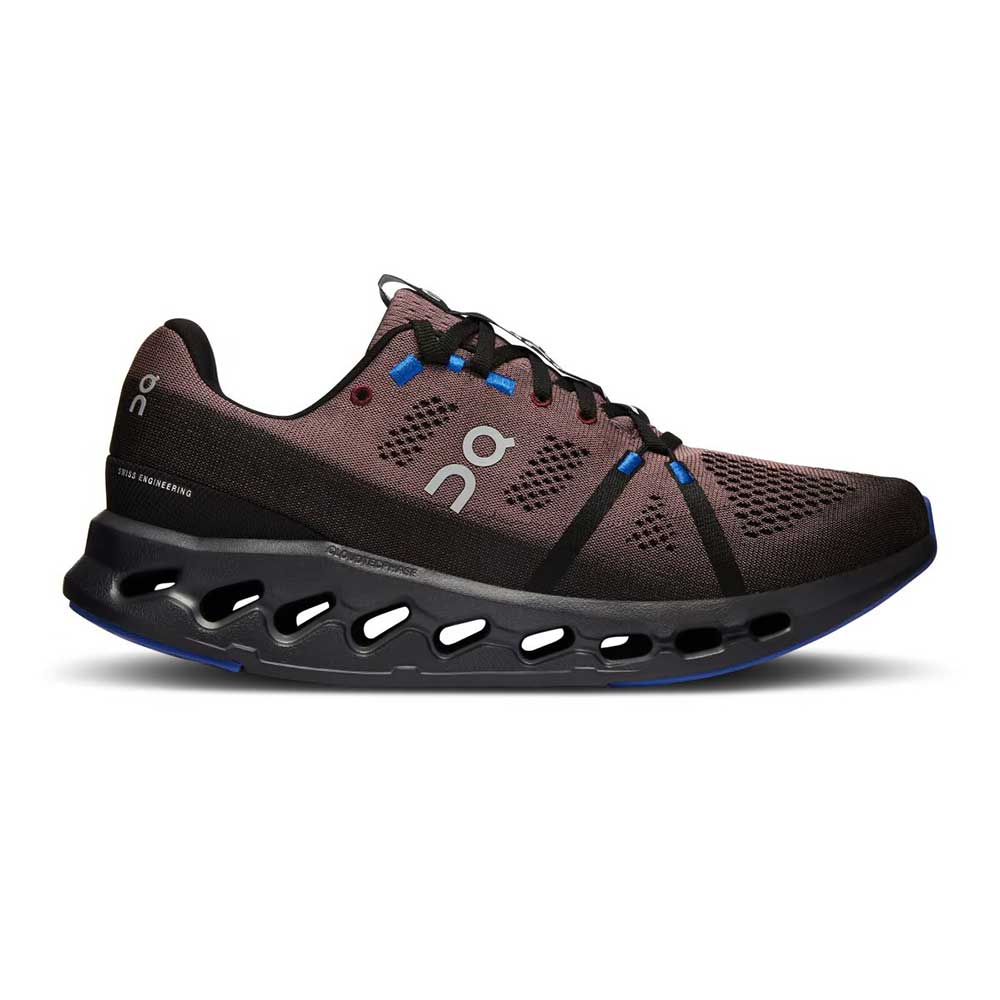 Men's Cloudsurfer Running Shoe - Black/Cobalt - Regular (D)