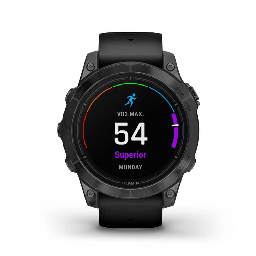 epix 2 Pro 47mm Standard Watch - Slate Gray Steel with Black Band