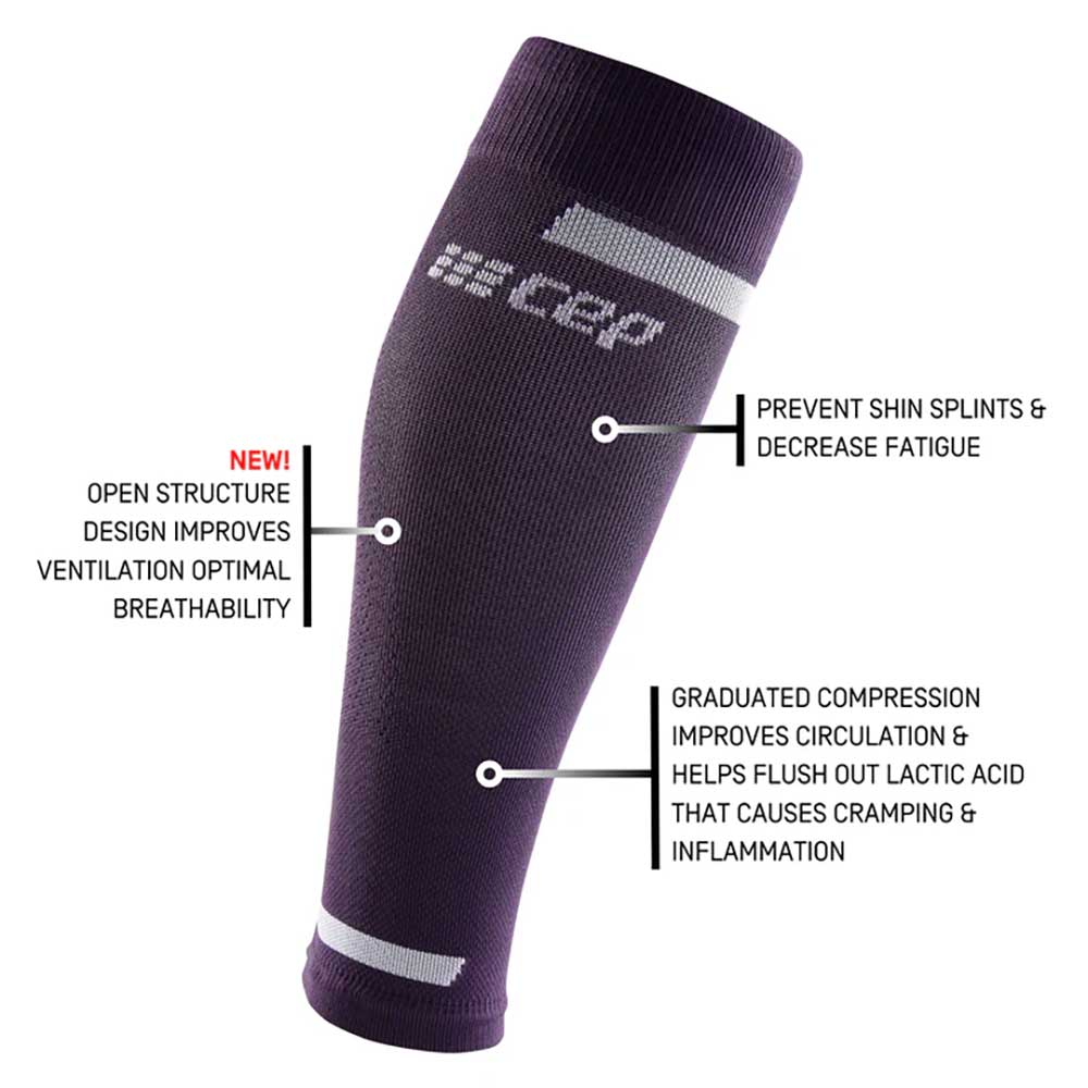 Women's The Run Compression Calf Sleeves 4.0 - Violet