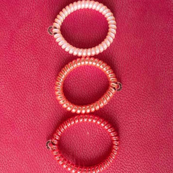 Hair Ties Small 3-Pack - Think Pink