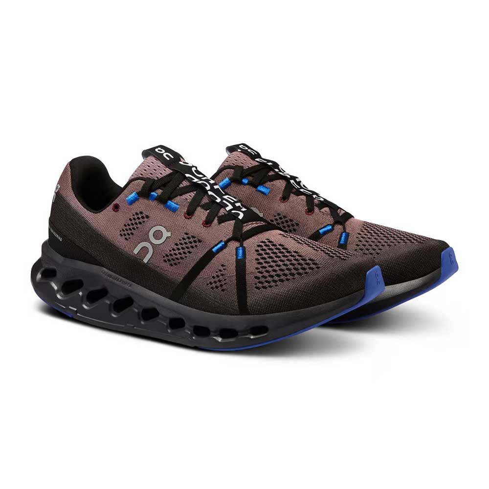 Men's Cloudsurfer Running Shoe - Black/Cobalt - Regular (D)