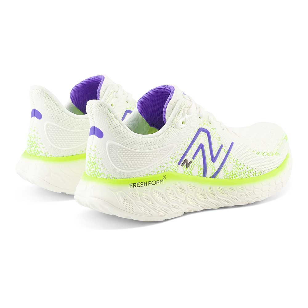 Women's Fresh Foam X 1080v12 Running Shoe - Sea Salt/Electric Indigo- Regular (B)