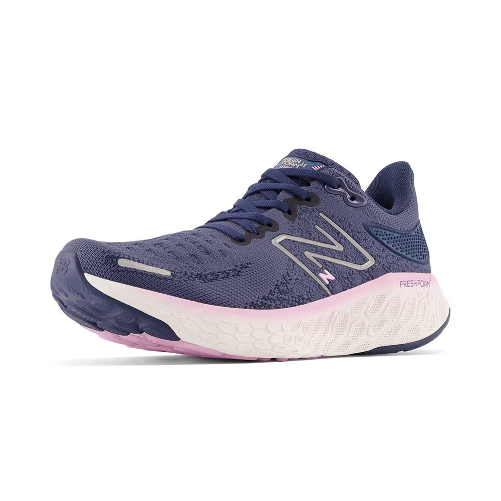 Women's Fresh Foam X 1080v12 Running Shoe- Vintage Indigo/Lilac Cloud - Regular (B)