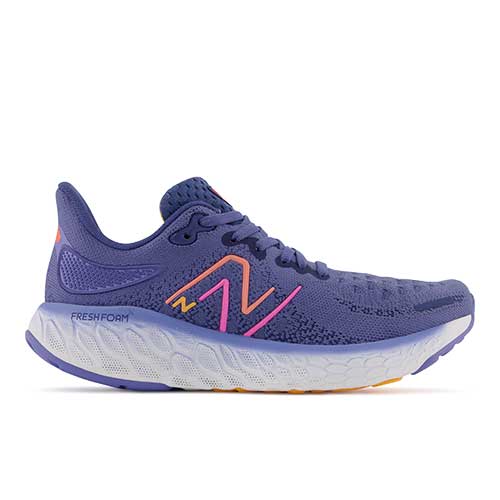 Women's Fresh Foam X 1080v12 Running Shoe- Night Sky/Vibrant Orange - Narrow (2A)